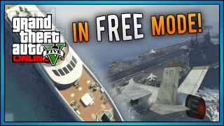 GTA 5: Access Aircraft Carrier & Yacht In FREE MODE! - Tutorial In GTA Online! (GTA V)