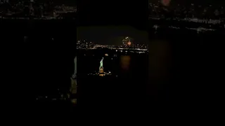 Нью-Йорк ночью с вертолета. New York 😍