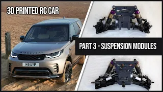 Land Rover Discovery 5 - 3D printed RC Car 1/8 scale. Part 3 - Independed Suspension (IFS and IRS)