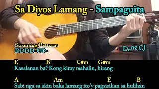 Sa Diyos Lamang - Sampaguita - Easy And Learn Guitar Chords Tutorial With Lyrics @Denzcj19993