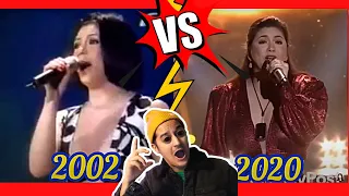 Regine Velasquez “I Don’t Wanna Miss A Thing” 2002 VS 2020 | Reaction