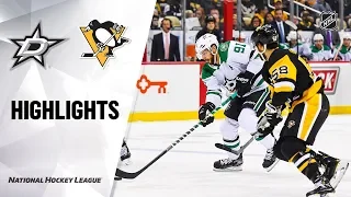 NHL Highlights | Stars @ Penguins 10/18/19