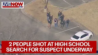McEachern High school shooting: 2 people shot, suspect on the run | LiveNOW from FOX