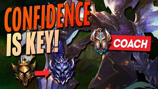 I showed my client how CONFIDENCE can get him out of gold! Challenger Coaching