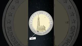 Commemorative coin 2 euro - 2008, Germany🇩🇪 /Hamburg - St. Michaelis Church/
