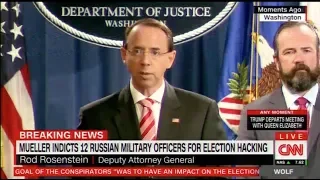 12 Russian Indictments Come Days After Rosenstein Implicated In Seth Rich Case