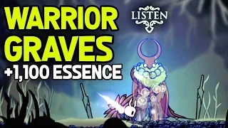 Hollow Knight- All Warriors Graves for Easy 1,100 Essence and 7 Boss Locations