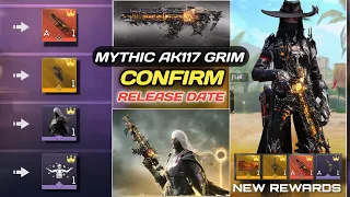 🤯 Mythic Ak117 Grim Ending CONFIRM Release date | Mythic Ak117 Grim Draw All New Rewards Codm 2024