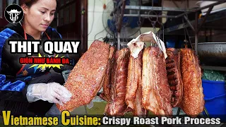 Hanoi food | Crispy Roast Pork Process