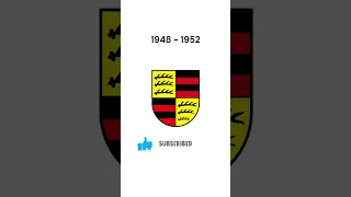 Porsche logo from 1922 - 2023