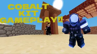 Cobalt Kit Gameplay!! || Roblox BedWars