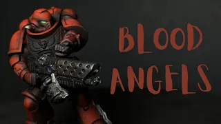 Painting The 9th legion The Blood Angels