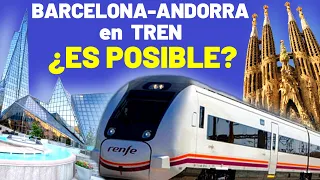 ❄️ THIS WILL BE THE Future TRAIN between Andorra and Spain ❄️ Barcelona / Tram / Railway Projects