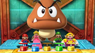 Mario Party The Top 100 Minigames - Mario Vs Waluigi Vs Wario Vs Luigi (Master Difficulty)