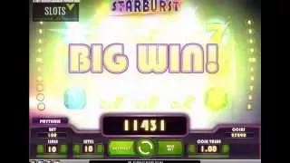 Супер игра на игровом аппарате Starburst (Сияние)