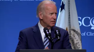 Vice President Joe Biden Discusses the National Cancer Moonshot initiative at ASCO16