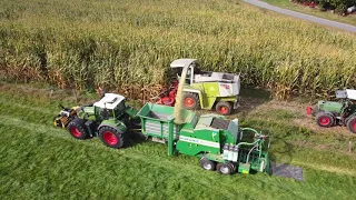 Maisballen Pressen | Claas Jaguar 860, Agronic MR1210