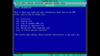 Create DOS ebooks using AMB