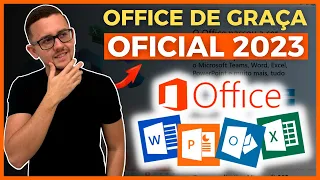 COMO OBTER O PACOTE OFFICE OFICIAL E DE GRAÇA 2023 | (Word, Excel, PowerPoint) PT-BR!