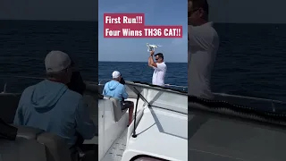 Four Winns TH36 Cat / Twin 350 Merc OB. Cat!