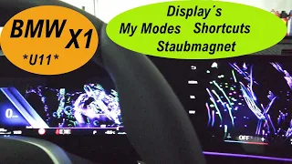 BMW X1 (U11) Displays, Shortcuts, My Modes, unverzichtbares Extra im Auto