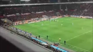 Bayer Leverkusen 1-4 Schalke 04 fans 28/04/2017