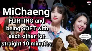 [TWICE] MiChaeng flirting and being soft with each other for straight 10 minutes