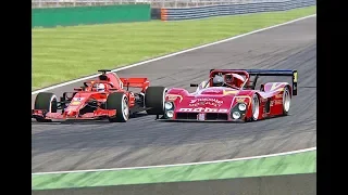 Ferrari F1 2018 vs Ferrari 333 SP - Monza