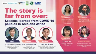 Full | Webinar: The Story is Far from Over - Lessons Learned from COVID-19 Policies in Asia & Africa