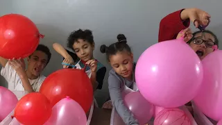 Making Slime With Giant Balloons! Giant Slime Balloon Tutorial - Valentine’s Day