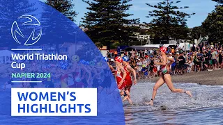 HIGHLIGHTS: 2024 World Triathlon Cup Elite Women