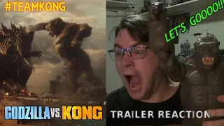 Godzilla VS Kong - TRAILER REACTION! LET'S GOOOOOOOOO!!!!!