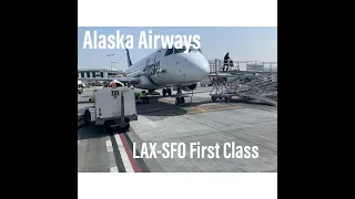 Alaska Airways (Skywest) LAX-SFO. Domestic First class