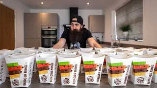 THE 200 BURGER KING CHILLI CHEESE BITE CHALLENGE | BeardMeatsFood