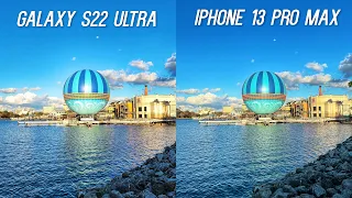 Galaxy S22 Ultra vs iPhone 13 Pro Max Camera Video Test Comparison