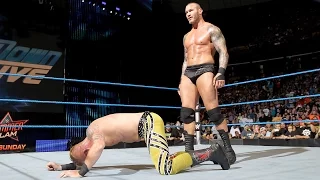 Randy Orton RKO on Heath Slater - Smackdown Live - August 16, 2016