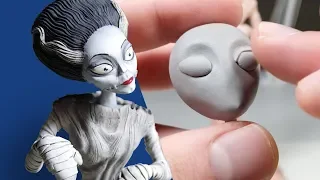 Sculpting the BRIDE OF FRANKENSTEIN from Polymer Clay - Monster No. 4 / Sculpting Your Requests E06