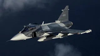 Saab - Gripen E (NG) & Gripen C Multi-Role Fighters Dual Flight [2160p]