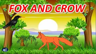 Fox and crow | Kids Short Story | Moral story for kids | Panchatantra story | Animal story