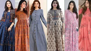 Trendy LONG FROCK DESIGNS FOR SUMMER | Stylish Long FROCK DESIGNS For Girls #LAWNFROCKDESIGNS 2023