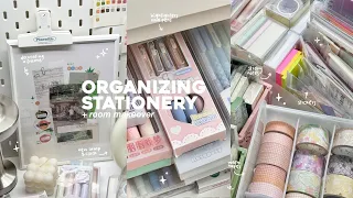 ˚✧ organizing my whole stationery + room makeover ! 📑📦