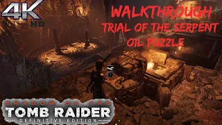 Shadow of the Tomb Raider  - Trial of the Serpent [Oil Puzzle] Walkthrough