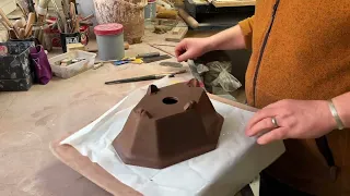 How to make an Octagonal Bonsai Pot Part 5