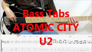 U2 - Atomic City (BASS COVER TABS)