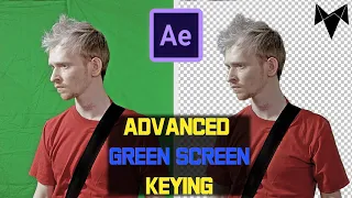 🟢Как убрать зелёный фон в афтер эффект Кеинг в Adobe After Effects Работа с хромакеем ПОНЯТНЫЙ АЕ