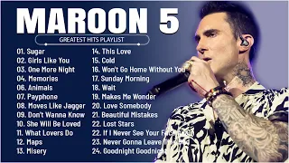 M a r r o n 5 - Greatest Hits Full Album -  Best Songs Collection 2023