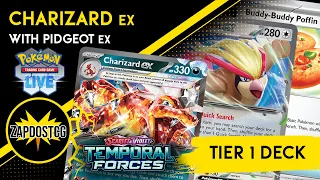 Charizard ex Pidgeot ex The BEST Deck In Temporal Forces Meta! (Pokemon TCG)