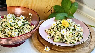 Салат с рисом и сытью, очень вкусный и полезный салат