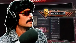 DrDisrespect Gets $1000 Donation After Coming Back from Vacation