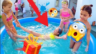 7 ANI! Am sărbătorit ZIUA DE NAȘTERE la piscină! La mulți ani, Nicoleta! VLOG pentru Copii.La bazin